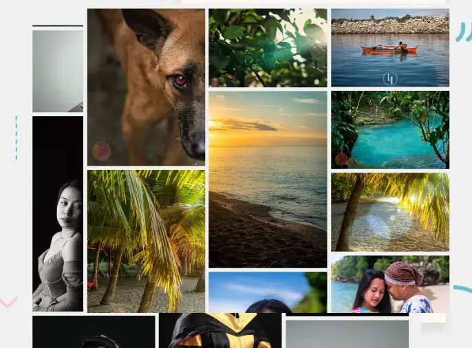 screenshot of design portfolio website